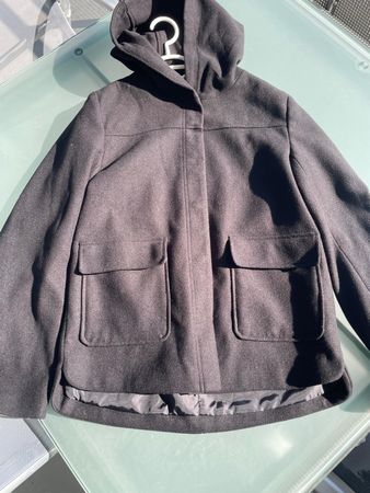Übergangsjacke schwarz | direkt aus der chemischen Reinigung