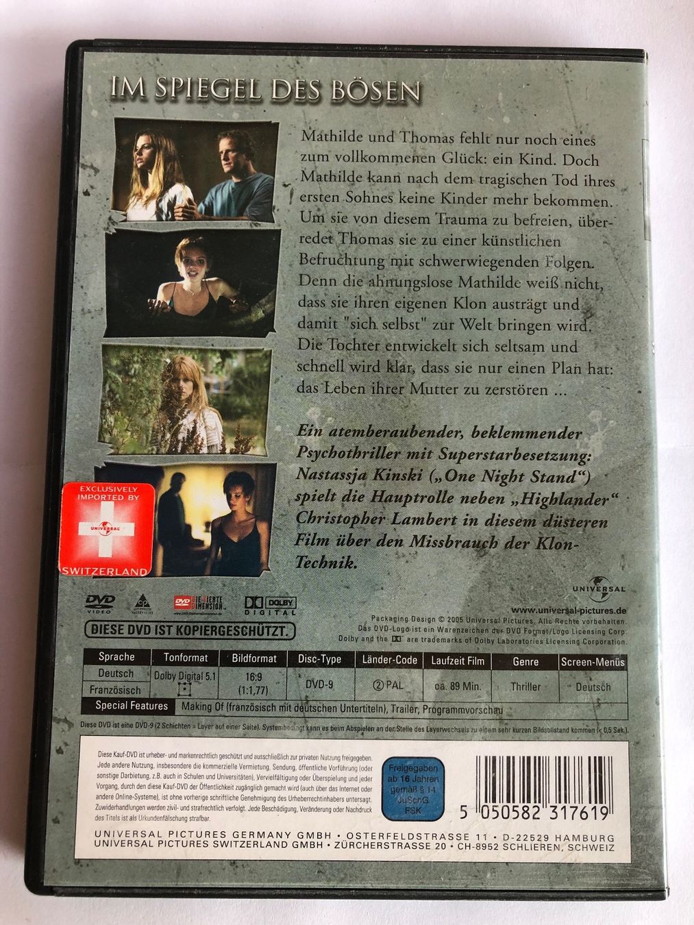 Tutti i DVDs: Im Spiegel des Bösen DVD – Usato da Kestenholz venduto da Inna09 1