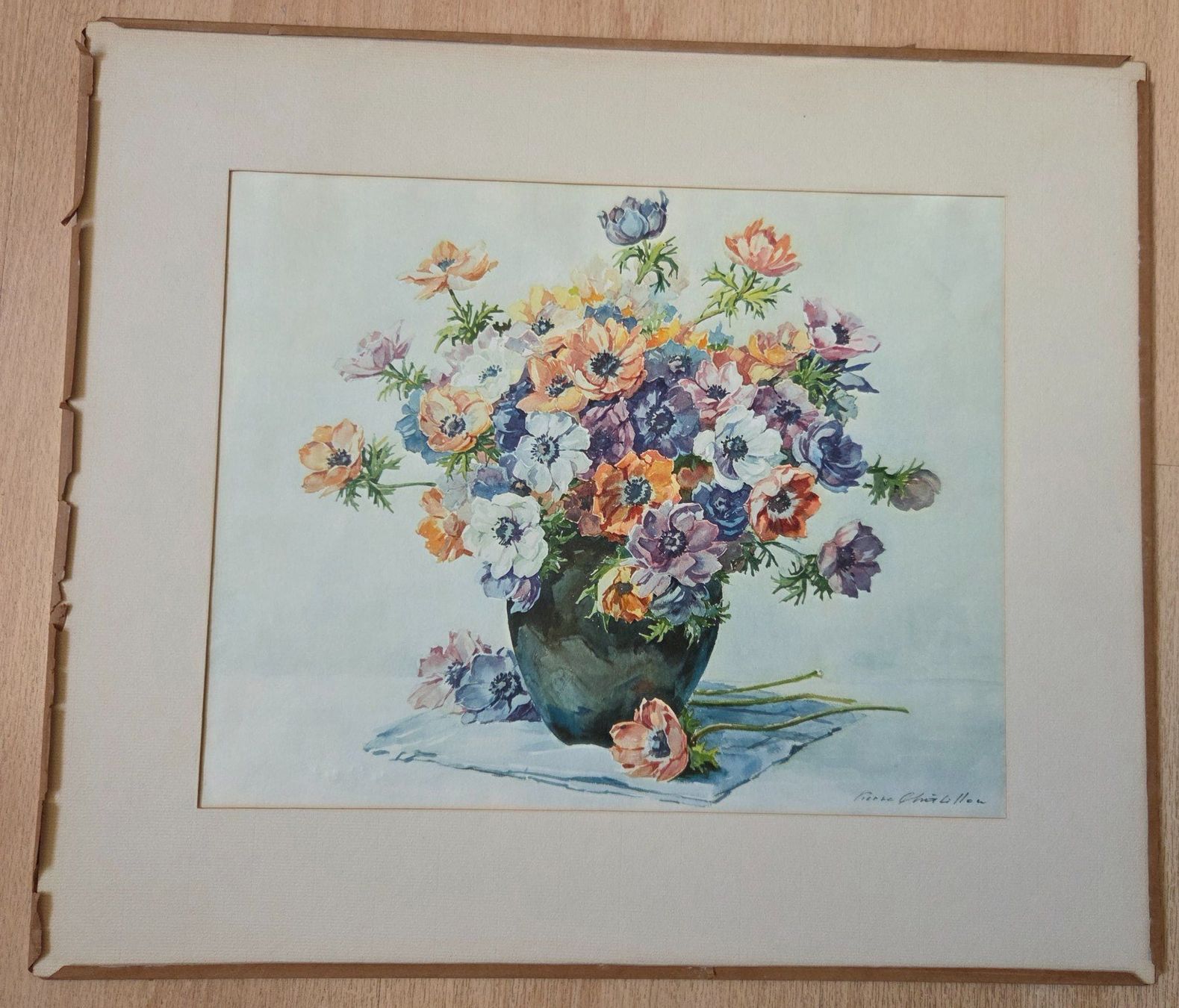 Foto & Immagini: Aquarell Blumenbild von Pierre Chàtillon – Usato da Gossau SG venduto da tenerife11 9