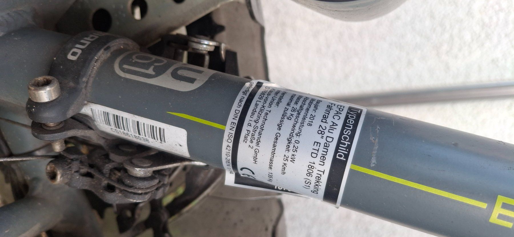 Fischer Biciclette: E bike Fischer 48volt – Difettoso da Kyburg venduto da JBMNT2020 7