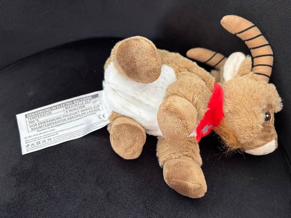 Giocattoli: Plüsch Steinbock Schweiz mit Wärmekissen – Nuovo (secondo la descrizione) da Zürich venduto da roo_8xd6 2