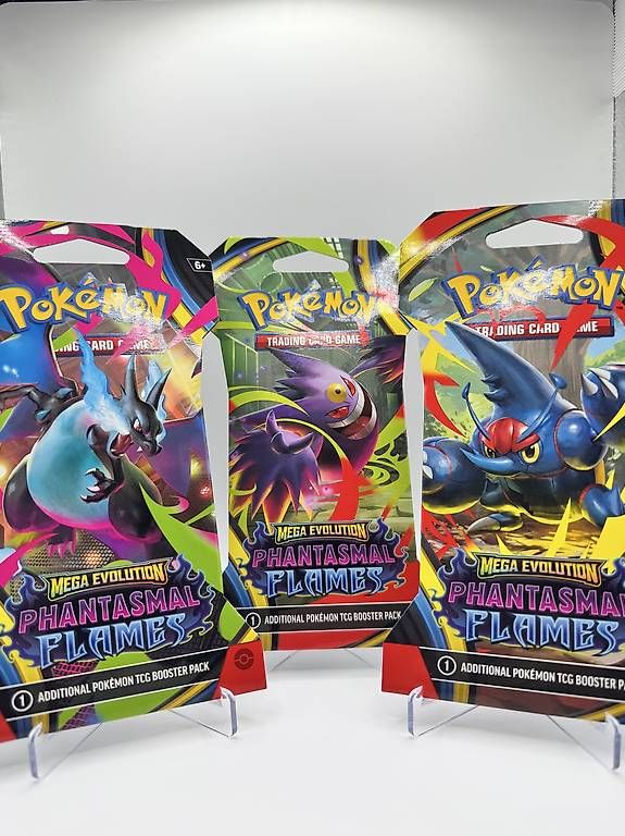 Karten: 1x Pokémon Phantasmal Flames Booster – Neu und originalverpackt aus St. Gallen von kevxiinn