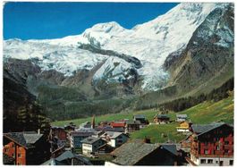 AK Saas-Fee, gelaufen nach Regensberg