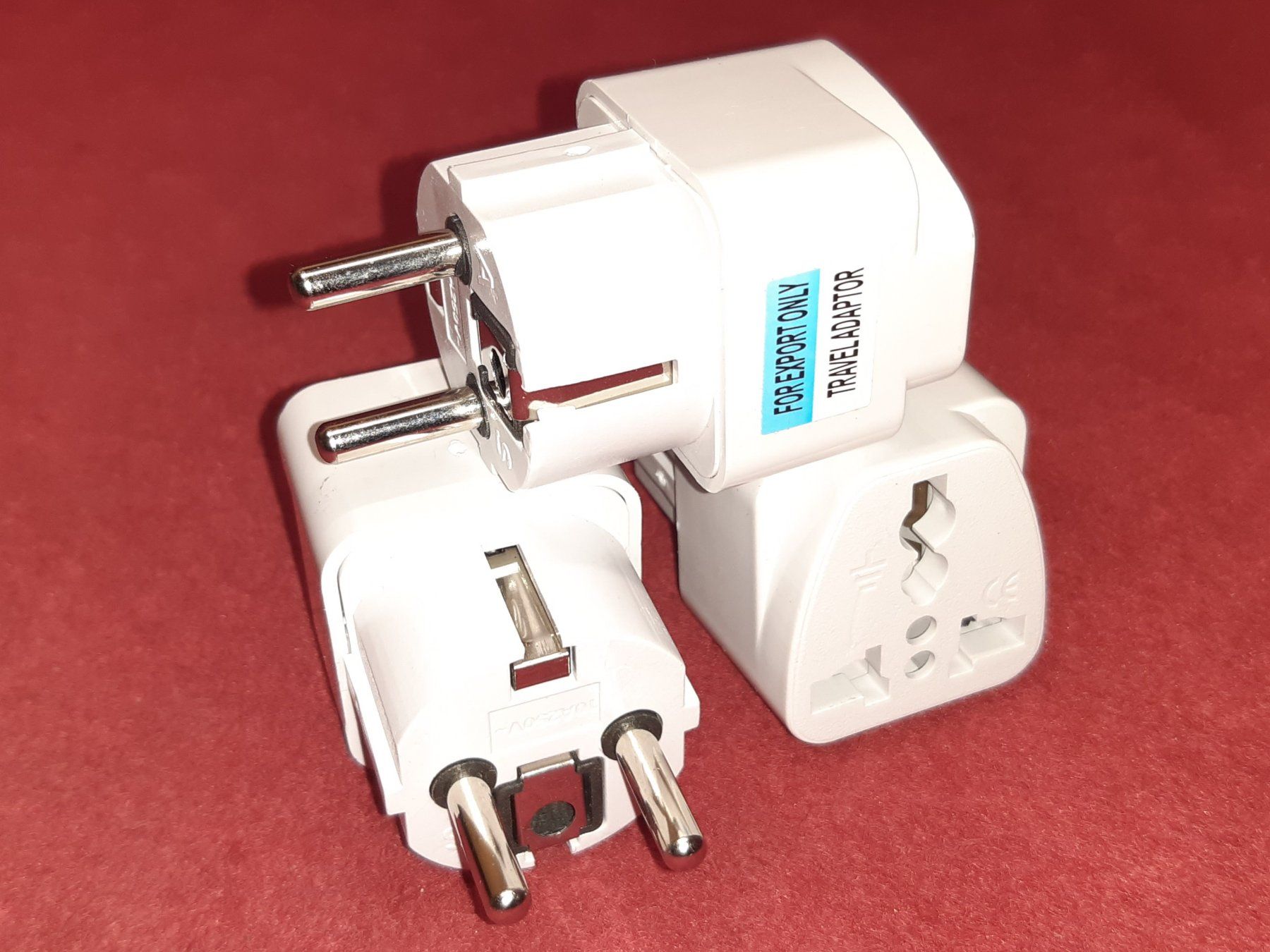 Unità & Adattatore: Reisestecker 3er - Set Schuko! – Nuovo (secondo la descrizione) da Lohn-Ammannsegg venduto da Molch7 1