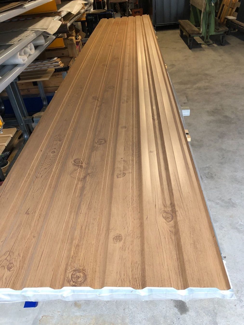 Rifugi: 6.5m Holzoptik Trapezprofilbleche Wellbleche – Nuovo e nell'imballaggio originale da Bichelsee venduto da 123Tremp321