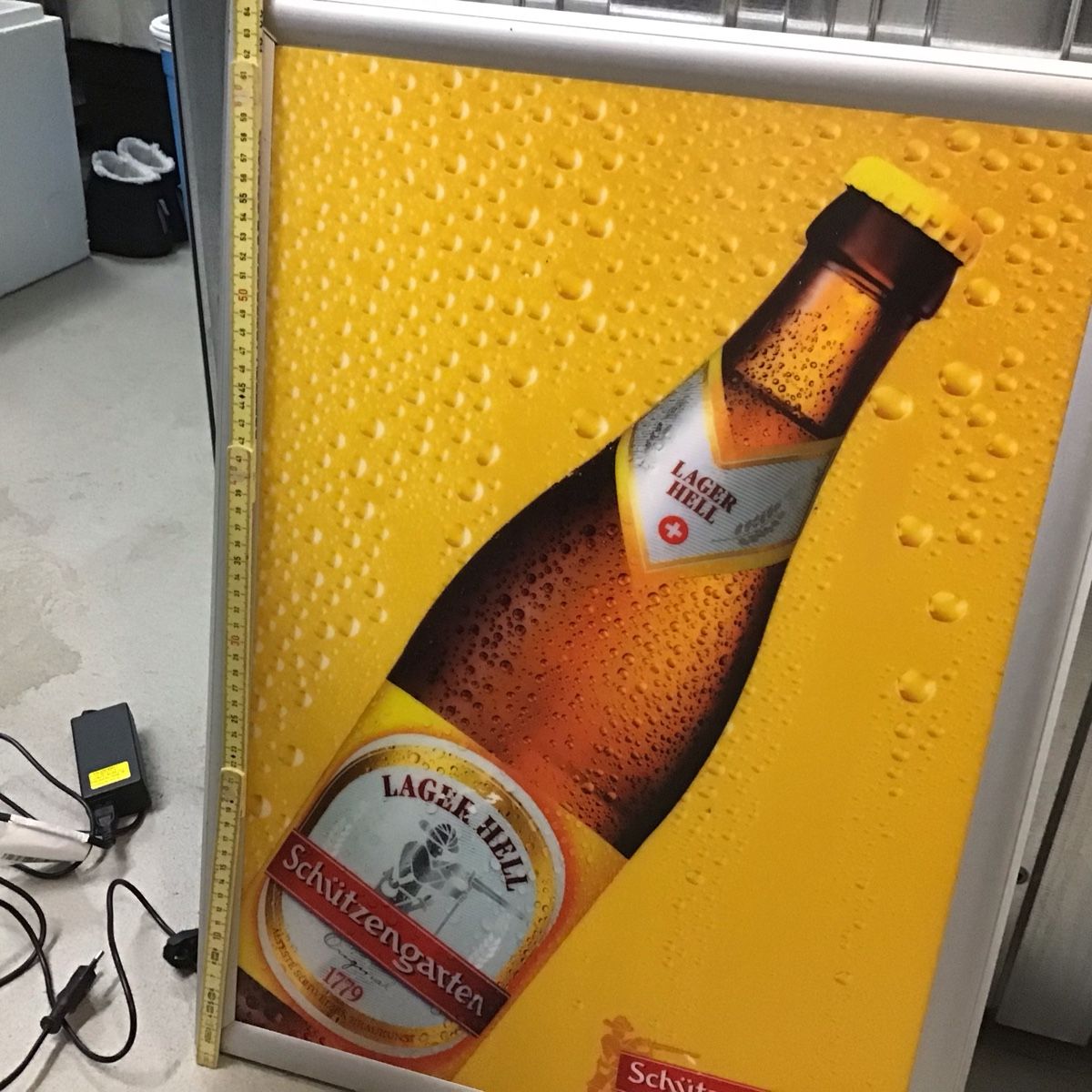 Insegne: Schützengarten Leuchtreklame,, Lager Bier. – Usato da Buchs ZH venduto da Obstgarten78 1