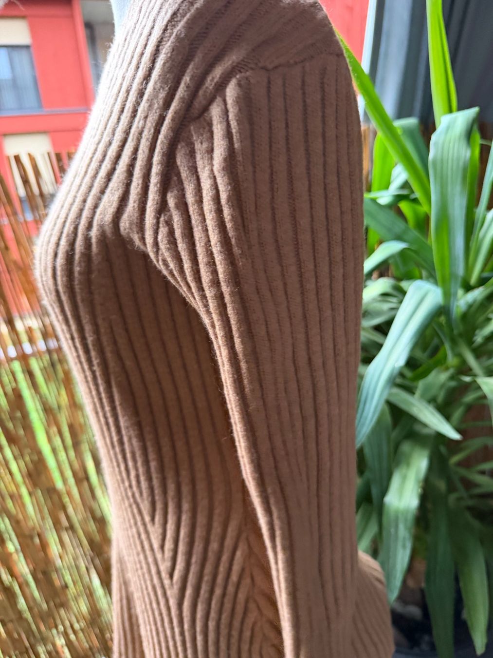 H&M Vestiti: Strickkleid gerippt beige Grösse s – Usato da Riehen venduto da edu_92w7 4