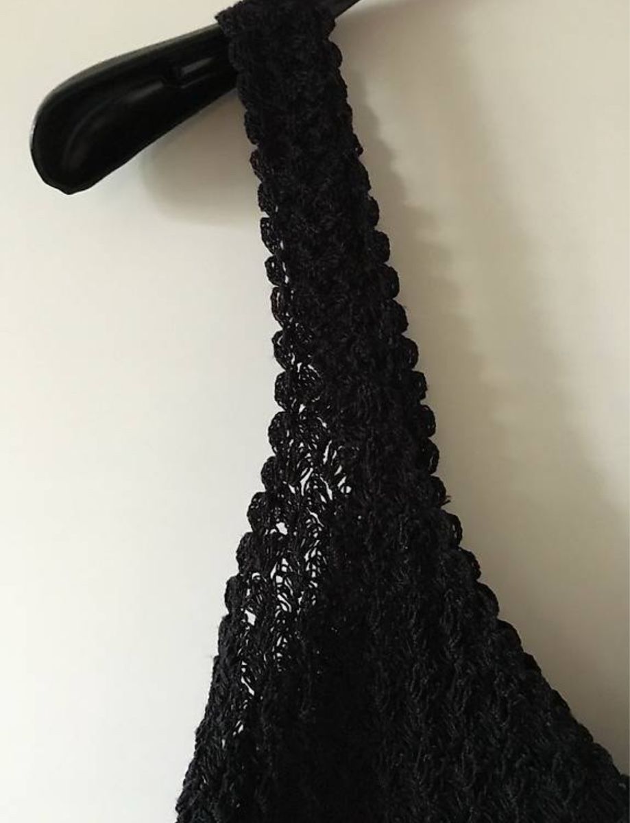 Top: Schwarzes Stricktop Grösse S – Nuovo (secondo la descrizione) da Zürich venduto da MariaSusanne 4