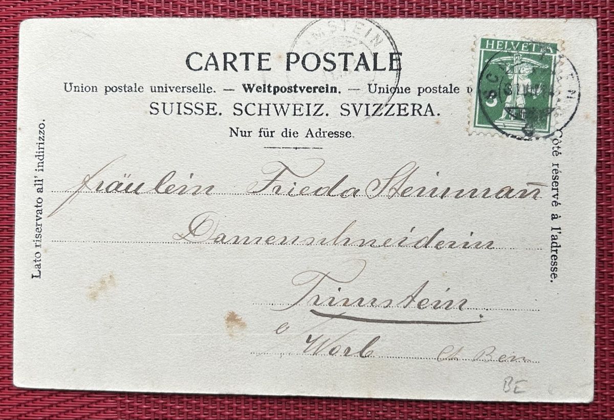 Cartoline postali: Gruss aus Schmitten  – Usato da Horw venduto da Tellbub 1