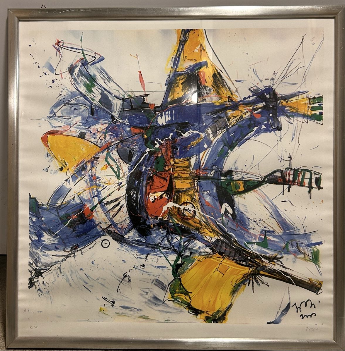 Foto & Immagini: Nummerierte Serigraphie, Andreas Jordi, hochwertig gerahmt – Usato da Berikon venduto da Zimda