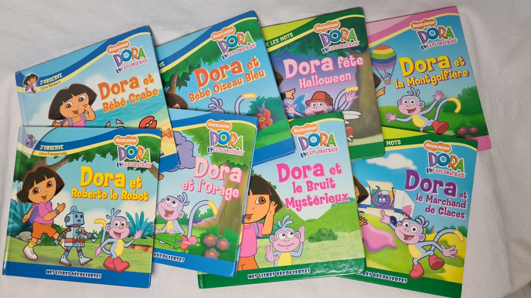 Libri: Lots de 8 livres "Dora l'Exploratrice" – Usato da courtelary venduto da ikidin65