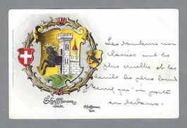 SCHAFFHAUSEN, KANTON'S WAPPEN, SEHR SCHÖNE LITO