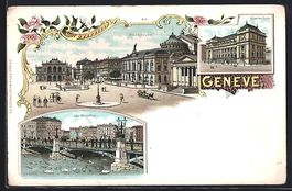 Litho Genève, Hotel des Postes, Les Mou