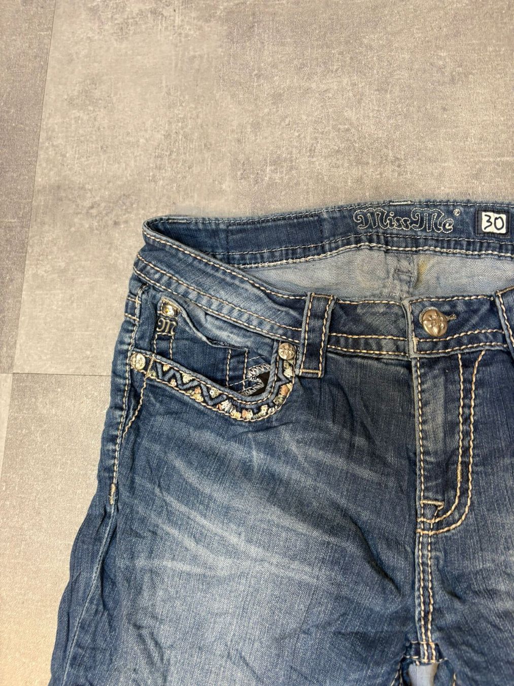 Jeans: Miss Me Bootcut Jeans - Grösse M/30 – Usato da Werdenberg venduto da hase.vintage 4