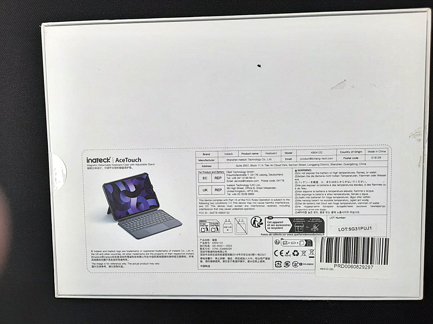 Tastiere: INATECK Keyboard KB04122 – Nuovo (secondo la descrizione) da Beinwil am See venduto da Restwert_Beinwil 2