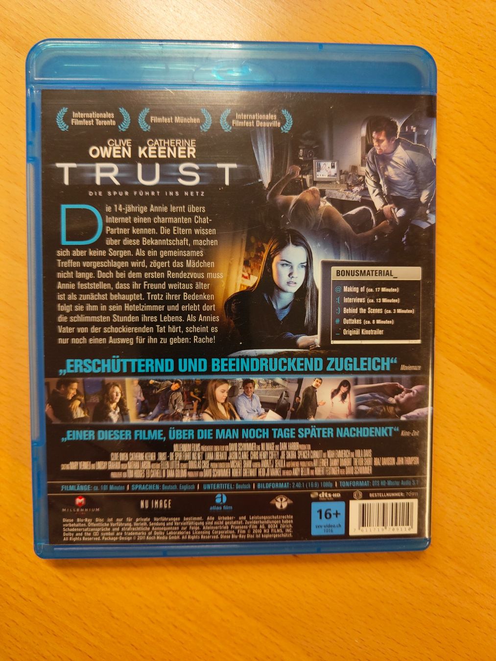 Tutti i DVDs: Trust Blu Ray – Usato da Schwerzenbach venduto da ste_pp82 1