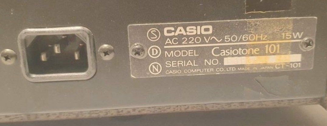 Musikinstrumente: Retro Casio Casiotone 101 Keyboard - Top Zustand! – Gebraucht aus Wil SG von Goodart 6