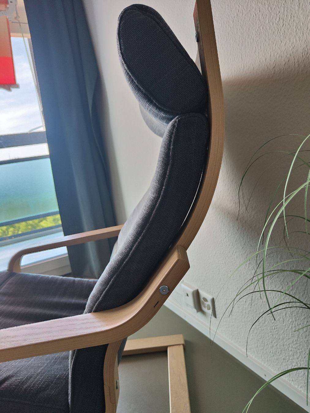 Poltrone: Sessel mit Holzgestell, grau, top Zustand – Usato da Basel venduto da lus_y2dw 4