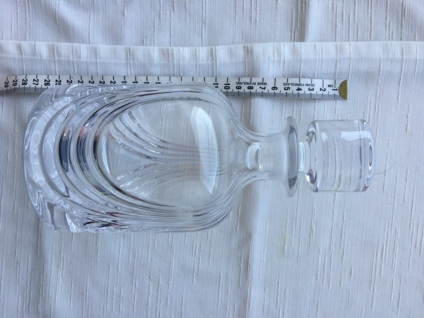Caraffe: Kristall-Karaffe mit Brandy-Schild, , NEU – Nuovo e nell'imballaggio originale da Heerbrugg venduto da dwfg 9