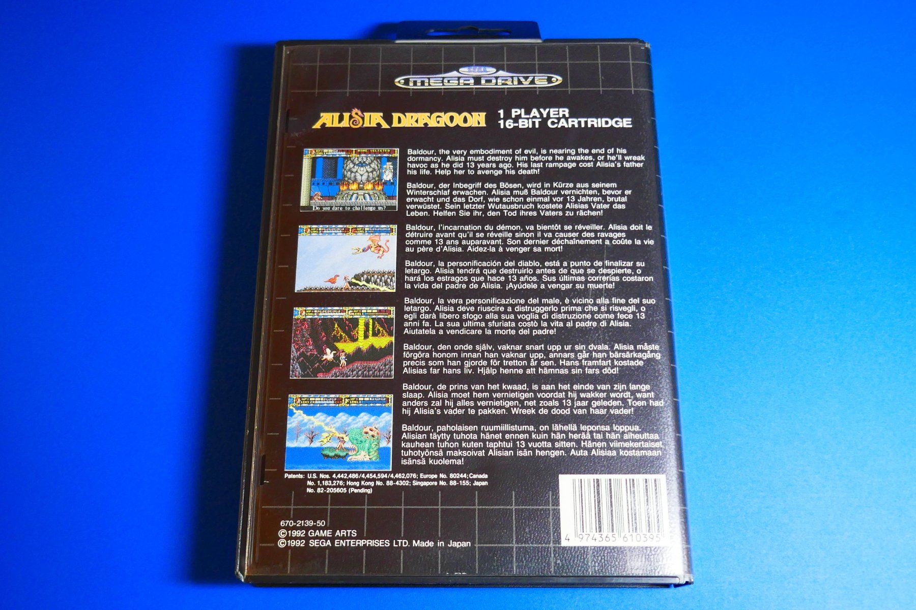 Sega Giochi: Alisia Dragon - Sega Mega Drive – Usato da Vuarrens venduto da Espace-Retro 5