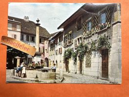 1963 907 c La Grande fontaine à Auvernier
