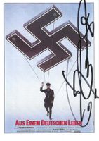 GÖTZ GEORGE Autogramm auf "Cinema" Posterkarte