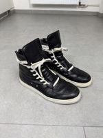 Kris Van Assche Side Laced Leather High Top Sneakers