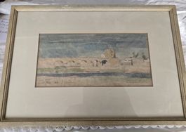Schweizer Maler Grafiker Rolf Dürig 1926-1985 , Aquarell....