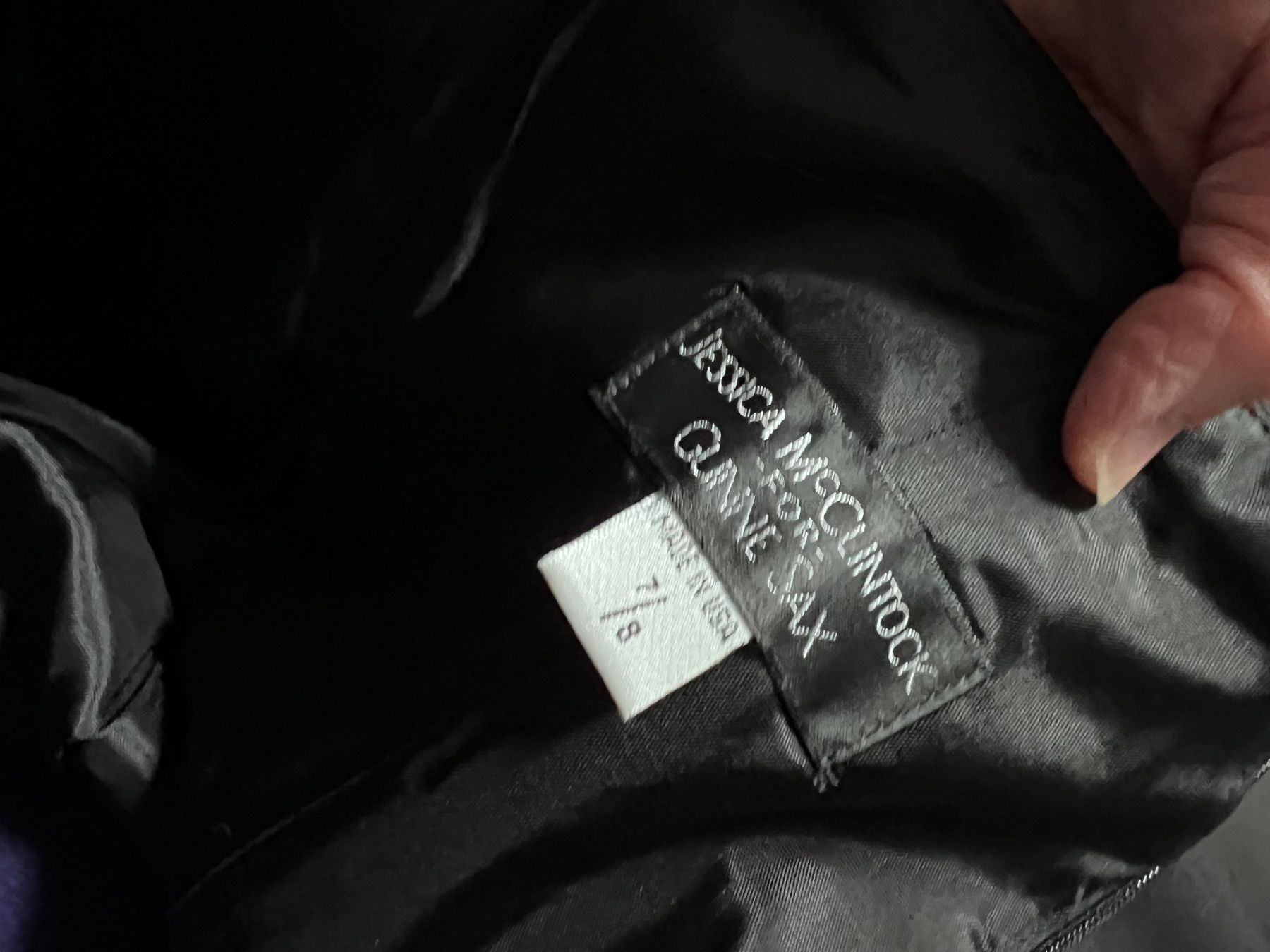 Vestiti: Schwarzes Satin Abendkleid Gr. 36 mit Schleife – Usato da Steckborn venduto da Holiday66 4