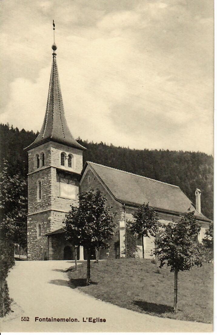 Ansichtskarten: Fontainemelon – Gebraucht aus Hochdorf von Ziegel-16