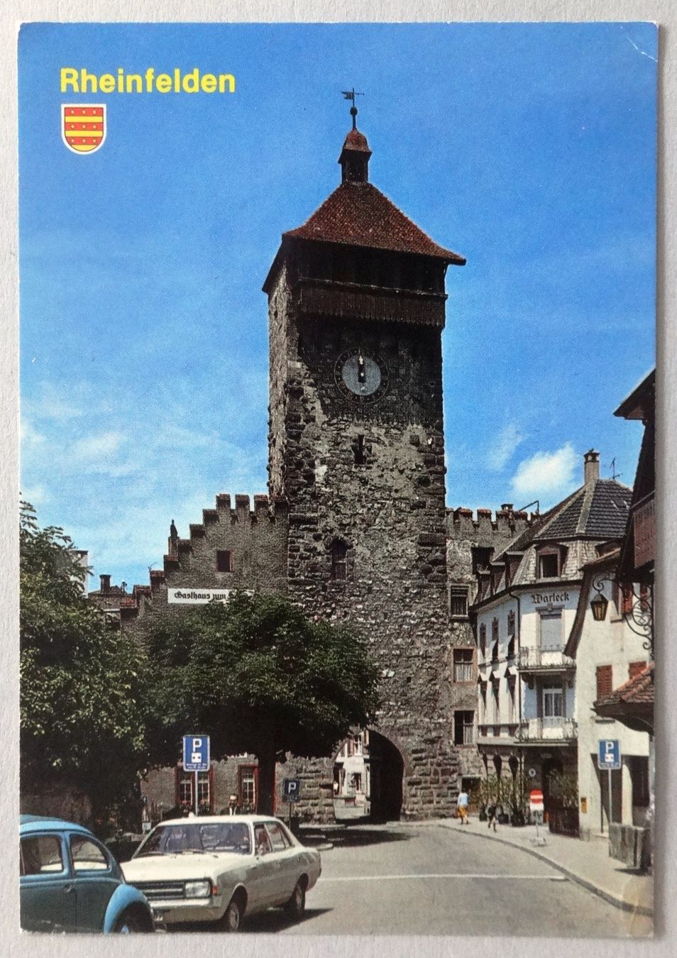 Ansichtskarten: Rheinfelden, Obertor – Defekt aus Fétigny von Billy2miny