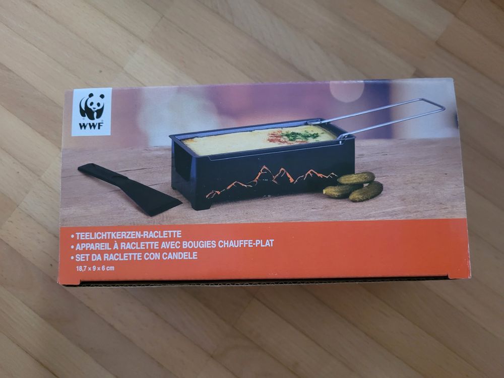 Rechaud Raclette Pfännchen Set, Teelichtkerzen-Raclette, OVP | Kaufen ...