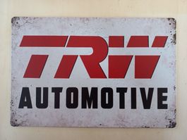 TRW Automotive Blechschild