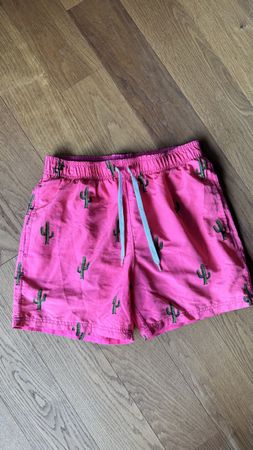 Pink Cactus Swim Shorts - Size M
