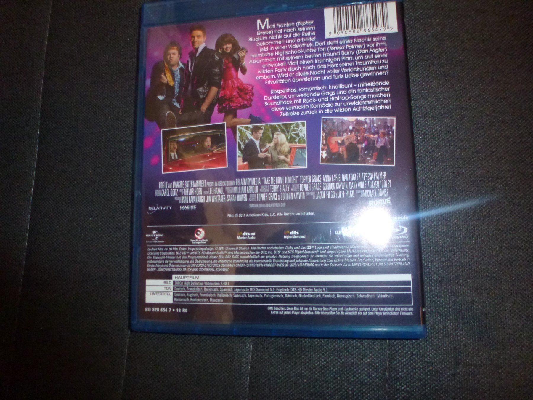 Tutti i DVDs: Take me Home Tonight BLU-RAY – Usato da Olten venduto da Disc-Verkauf 2