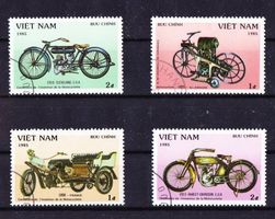 Série 4 timbres - Vietnam - 1985 - Obl.
