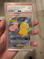 Pokemon Tag Team Psyduck&Slowpoke PSA9 in EN