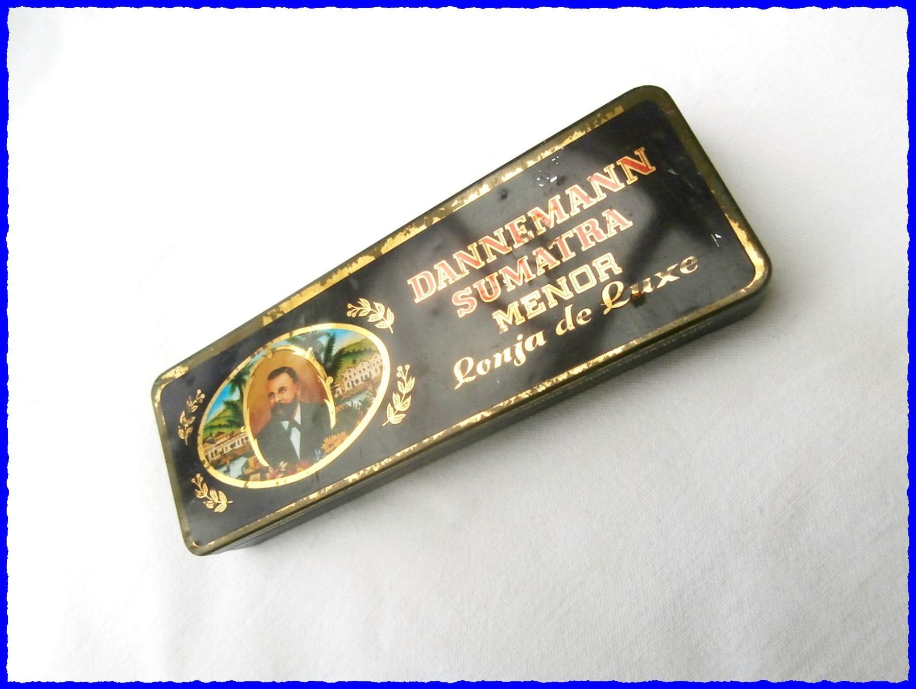 Sigari: Blechdose "DANNEMANN Sumatra" - für Zigarillos Menor Lonja – Usato da Worblaufen venduto da Re_mo81 5