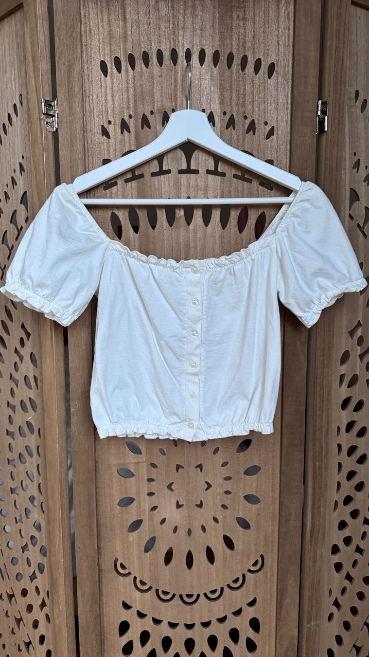 Brandy Melville Blusen: Brandy Melville weisse Bluse – Gebraucht aus Riedern von leoni_m