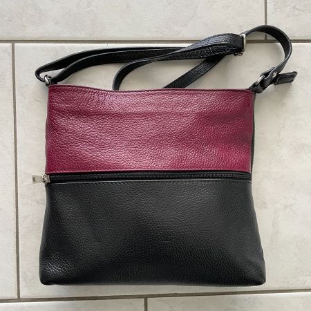 Umhängetasche Leder aus Italien
