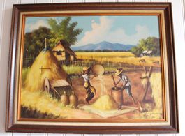 ÖLGEMÄLDE aus Philippinen  55 x 70 cm