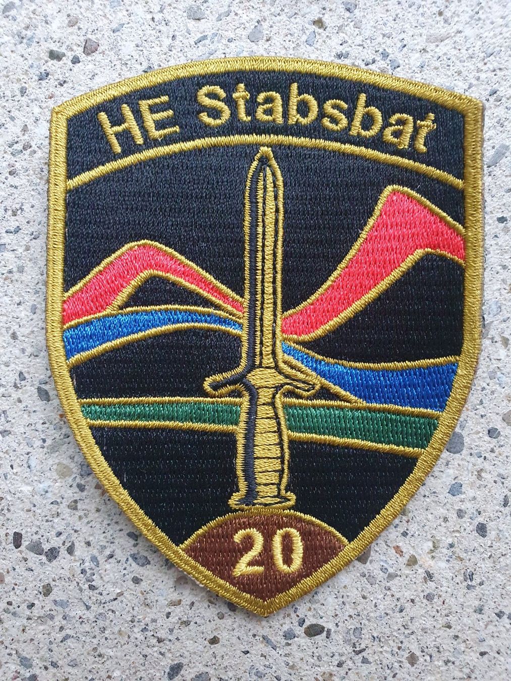 Placchette & Badge: Badge HE Stabsbat 20 ohne klett – Nuovo e nell'imballaggio originale da Riedholz venduto da fr_sIruP