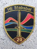 Badge HE Stabsbat 20 ohne klett