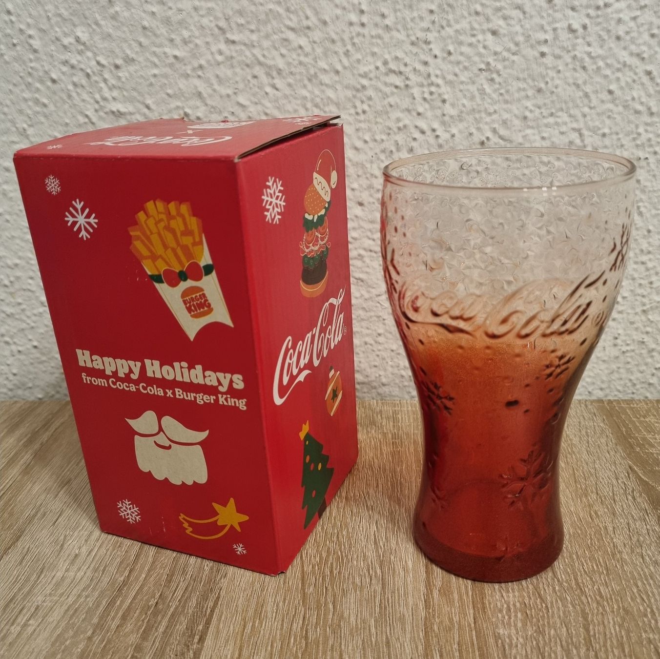 Coca-Cola Bicchieri: Glas Burgerking X Coca Cola Rot – Nuovo e nell'imballaggio originale da Neuenhof venduto da SquidGame