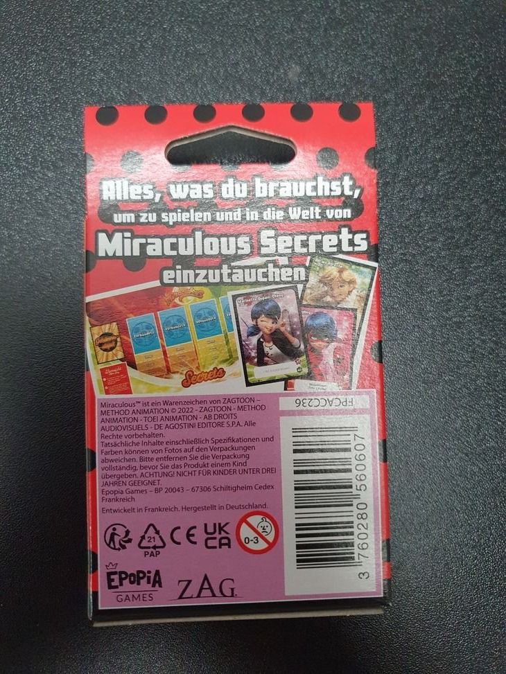 Jeux: Neu - Miraculous/Ladybug - 8x Sammelkartenspiel – Neuf avec emballage d'origine à Dagmersellen par Jarsetz_Restposten 3
