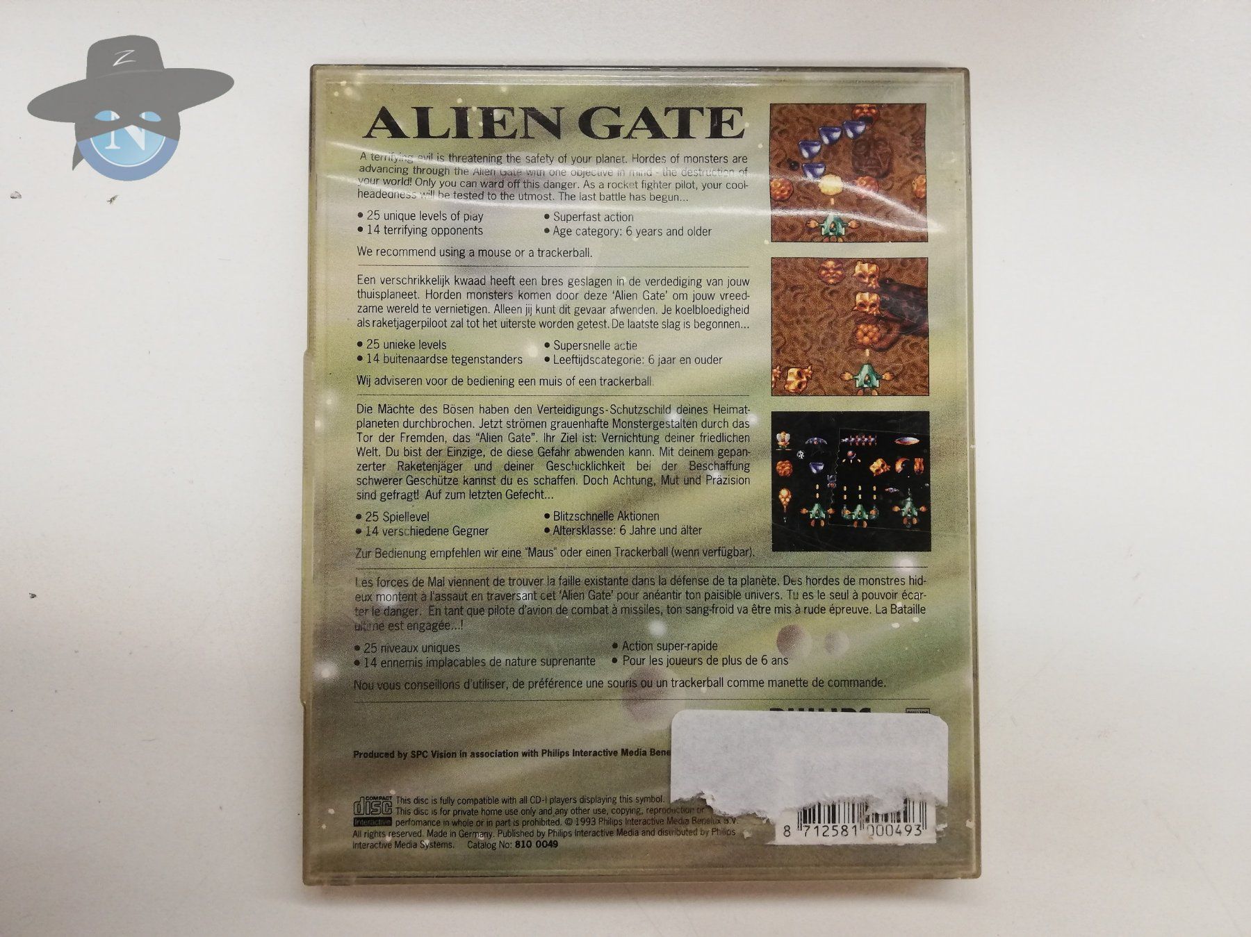 Spiele: Alient Gate / Philips CDI CD-i – Gebraucht aus St. Gallen von  1