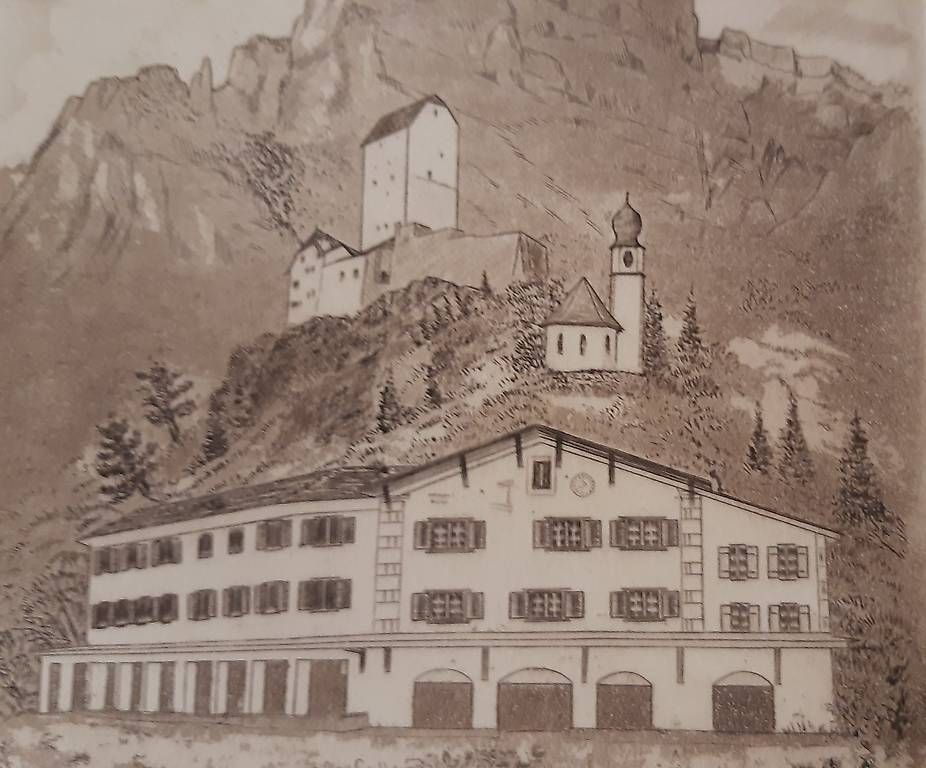 Dipinti: Radierung Sargans Karl Bickel jun. – Usato da Schaan venduto da jud_59jg 1