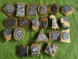 Basel Gold Fasnachtsplaketten 1976-89,92-97