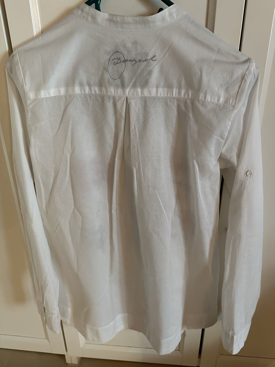 Desigual Camicette: Weisse Desigual Bluse – Usato da Ottikon venduto da lo99 2