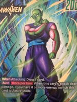 Dragon Ball Super Card Game "Awaken" Piccolo 200